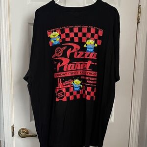 Pizza Planet Black Graphic Tee